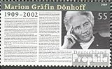 postfrisch ** MNH Prophila Collection BRD (BR.Deutschland) 2766 (kompl.Ausg.) postfrisch ** MNH 2009 Marion Gräfin Dönhoff (Briefmarken für Sammler)