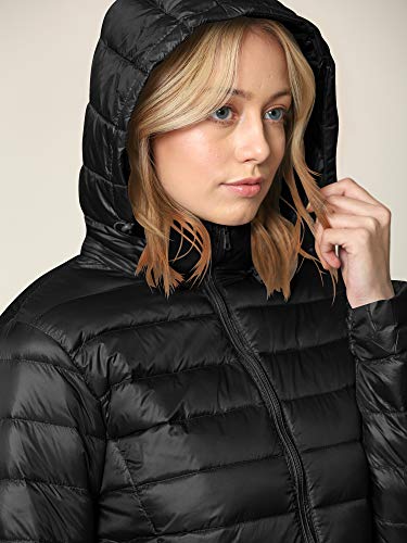 Lock and Love Women's Ultra Light Weight Packable Down Jacket with Removable Hoodie4