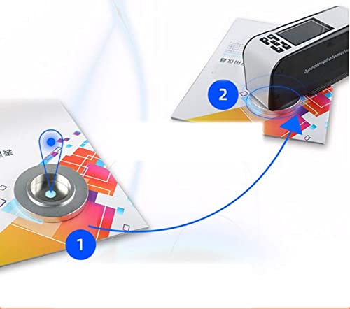 Vtsyiqi Spectrophotometer D/8 Colorimeter Curved Surface Color Matching With Facula 8Mm Caliber Φ11Mm A C D65 F1 F4 F11(Tl84) Light Source Lab Lch And Yxy Three Color Space Usb Interface #TOP6