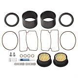 AugustknowU - 1500 Watt Ölfreier Silent Kompressor Reparatur Set mit Zylindern, Kolbenringen, Ventilplatten, Dichtringen, Vakuumpumpenzylindern,