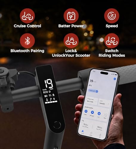 Image of Electric Scooter, 21 /28 Miles Range, 18 /22 /25 MPH Speed Electric Scooter for Adults, 500 /750W Motor, 10 inch /8.5 inch Pneumatic Tires Scooter with Dual Braking, Foldable Escooter for Commuting & Campus Use