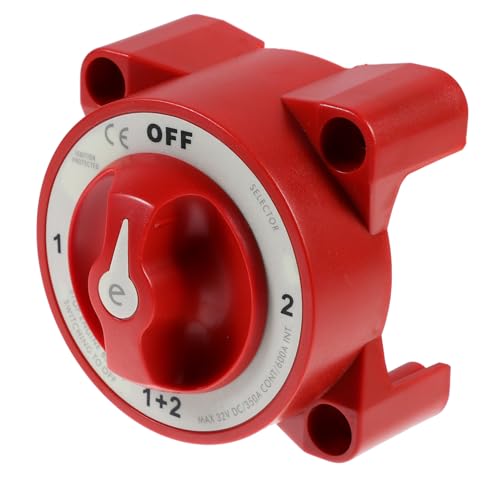 Gatuida 600a Battery Cut-off Switch for Rv Atv Car Marine Boat Camper Safety Disconnect Power Cut off Battery Power