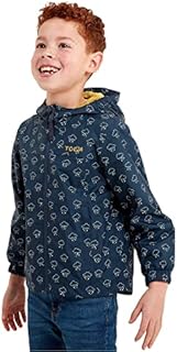 TOG 24 Copley Kids Lightweight 100% Waterproof Jacket with Hood, 5K Waterproof Packaway Rain Jacket with Carry Bag, Windproof & Breathable, Ideal for School and General Outdoor Use