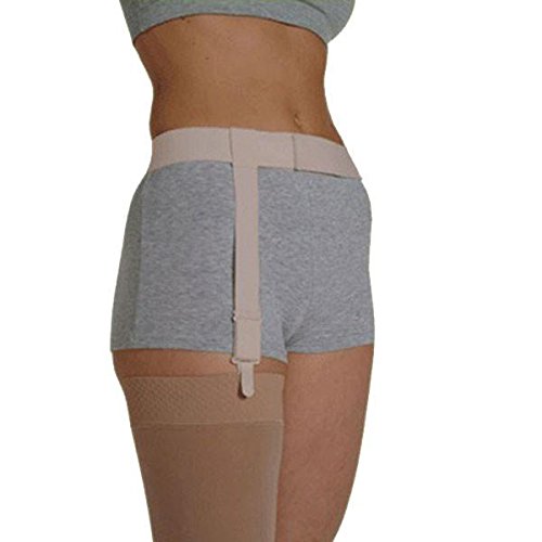 Garter Belt with Two Elastic Straps Beige Model 9130 (3 (Medium))