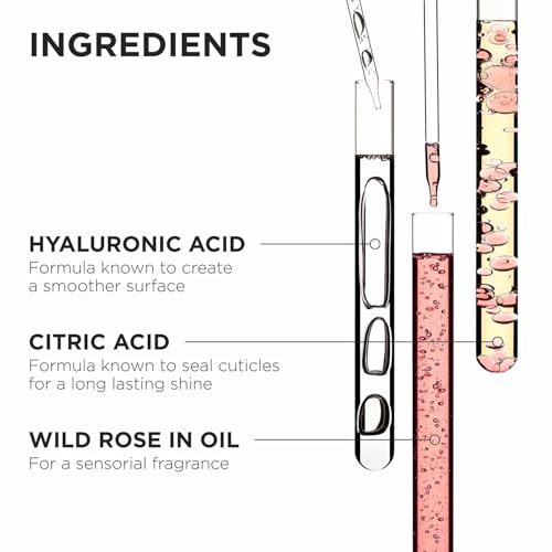 Image of Kerastase Gloss Absolu Creme Anti-Frizz Shampoo For Bouncy, Glossy Hair | Medium to Thick Hair | 4-Days Anti-Frizz | With Hyaluronic & Glycolic Acid, Wild Rose-In-Oil | 250ml