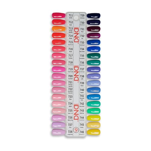 SAMPLE SWATCHES COLOR CHART DND #9 (711-746)