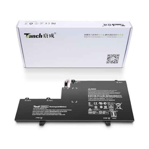 Tanch OM03XL Laptop Battery Replacement for HP Elitebook x360 1020 G2 11.55V 4935mAh 57W