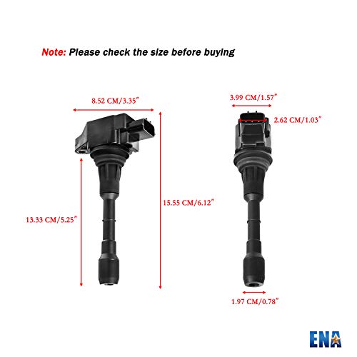 Ena Set Of 6 Ignition Coil Pack Compatible With Nissan 350Z Altima Maxima G35 Jx35 Fx35 Replacement For Uf550 #TOP5