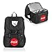 PICNIC TIME Coca-Cola Tarana Backpack Cooler, Soft Cooler Backpack with Insulated Compartment, Adjustable Shoulder Straps and Mesh Storage for Hiking Beach and Travel (Carbon Black)