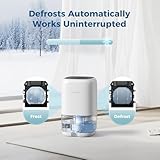 AROEVE Dehumidifier 1000ml, Dehumidifiers for Home, Auto Off, Auto Defrost, Peltier Technology, Coloured Light, Portable, Quiet, for Wardrobe, Bedroom, Bathroom - Image 4