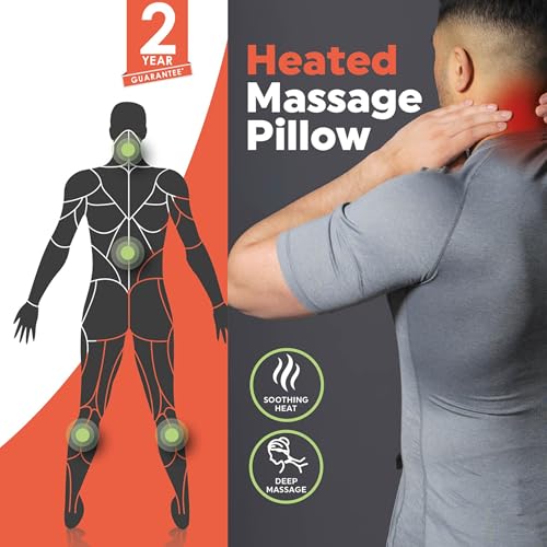 Coussin de massage cervical et dorsal Salter avec chauffage électrique - 3