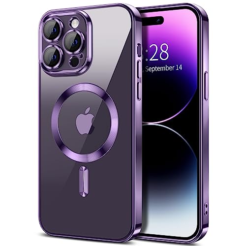 Hython Magnetic Clear for iPhone 14 Pro Max Case with Camera