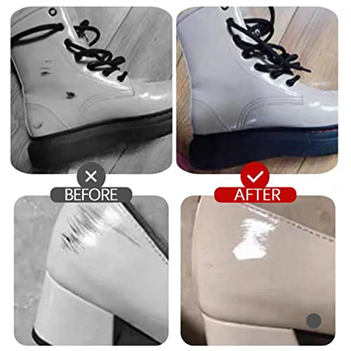 Yyeselk 30ML Schuhe Whitening Cleaner, Multifunktionale Lederschuhe Handtasche Reiniger, Schwarze Kratzer für… – Bild 7