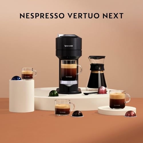 Nespresso Vertuo Next XN910N Cafetière à capsules Machine à expresso Krups 5 tailles différentes tasses Technologie Centrifusion, chauffage 30s, WiFi, Bluetooth, Noir mat - 5