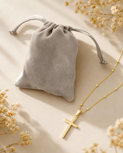 14k Gold Plated Cross Necklace  - image 5