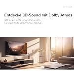 Denon DHT-S218 2.1 Soundbar mit Dolby Atmos, integrierten Subwoofer, Bluetooth® Low Energy (LE) Audio, 4K UHD, und HDMI ARC, Schwarz – Bild 2