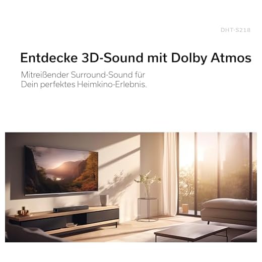 Denon DHT-S218 2.1 Soundbar Schwarz