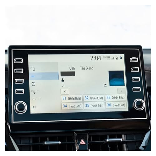 Protection écran tactile de navigation anti-rayures pour éliminer les traces sur Toyota RAV4