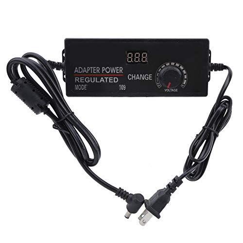 Netzteiladapter Netzteiladapter Eingang AC 110-240V Ausgang 3-12V 10A DC Einstellbarer geregelter Adapter(EU plug)