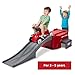 Radio Flyer Ride On Kids Toy, Indoor and Outdoor Sport Car with Ramp, 500, Red