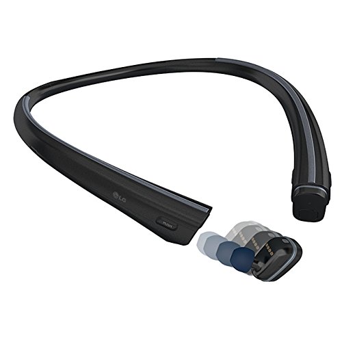 Lg Tone Free Hbs-F110 Wireless Bluetooth Earbuds With Charging Neckband – Black #TOP4