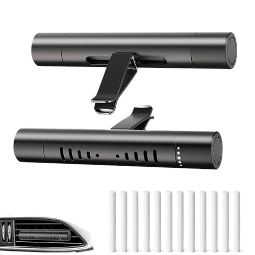 Paifeancodill 2 Pack Car Vent Diffusers Come,Car Air Freshener Diffuser,Diffuser Air Freshener with 12 Refill Sticks for Office, Kitchen, Bathroom, Pet Houses,Vehicle Essentials