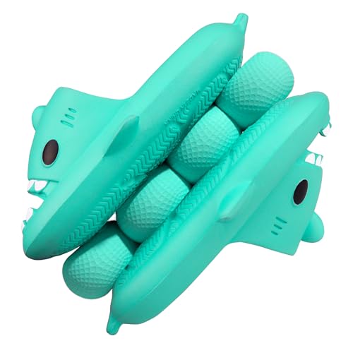 Image of Kids Shark Cloud Slides | Boys Girls Slip On Sandals | Toddler Beach Slippers | Youth Fish Flip Flops Pool Shower Shoes