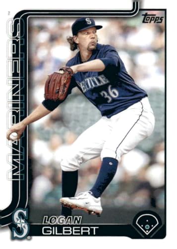 2025 Topps #66 Logan Gilbert Seattle Mariners MLB Series 1 Baseball Base Trading Card