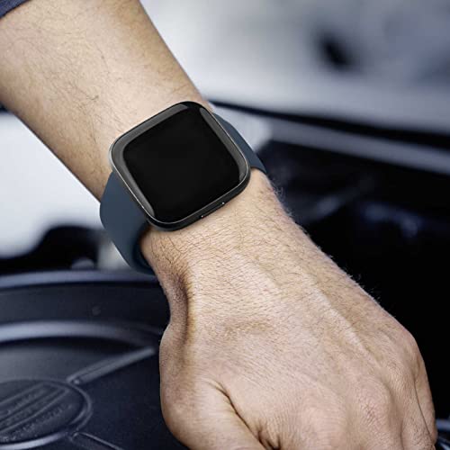 Correas de silicona Fitbit Versa 2 y Lite pack de 4 unidades de repuesto suaves 6