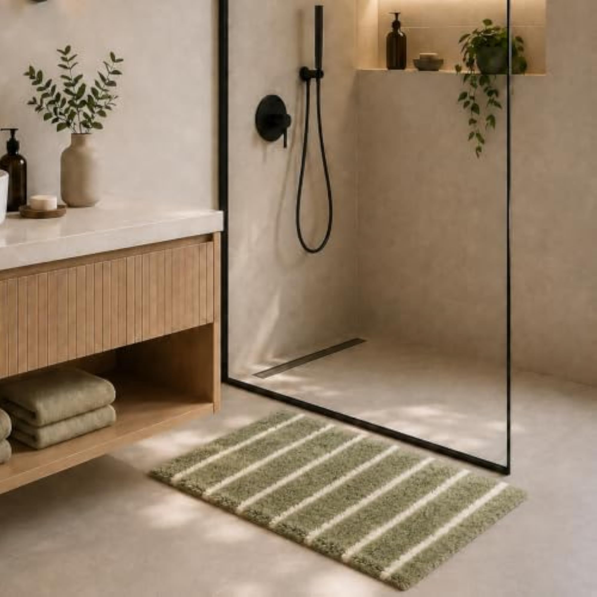 Premium Microfibre Bath Mat for Bathroom