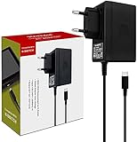 👉【Weitgehend kompatibel】- Kompatibel mit Switch und Switch Lite. Das Netzteil, das 5,0V-3A / 15V-2,6A ausgibt, ist ein Typ-C-Ladeanschluss, der alle Typ-C-Geräte unterstützt, wie zum Beispiel: Switch, Switch Lite, Switch Pro Controller, Switch dock, Andriod-Smartphones, Pads usw.(Hinweis：Dieses Ladegerät wird von einem Drittanbieter hergestellt, NICHT-OEM)
