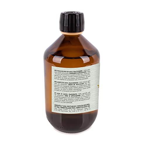 GreatVita Kokosöl Fraktioniert 500 ml | Transparent & Flüssig | Geruchsneutral, Feuchtigkeitsspendend für Haut & Haar | Natürliches Pflegeöl für Make-Up Entfernung, Massage & Haarmaske