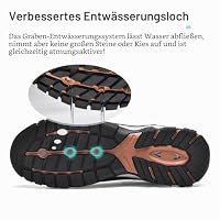 TRAILBLITZ Herren Wasserschuhe, Schnell Trocknend Badeschuhe, Weich Leicht Traillaufschuhe Fitnessschuhe mit rutschfest Sohle & Breiter Zehenbox,Schwarz 43 – Ansicht 3
