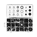 Respicefinem 125PCS GummitÃ¼llen Rings Dichtungs Kombinationsset Stringer Spule Klimaanlagen Dichtungs Gummiring