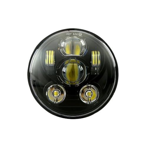 Phare de moto LED 5,75 pouces projecteur rond lampe pour Roadster