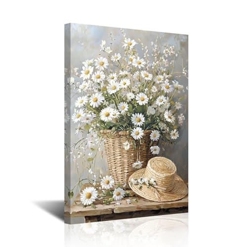 Toile murale rustique de qualité supérieure avec cadre pour cuisine