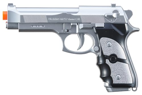 Spring Powered Bereta M9 Airsoft Pistol - Shooting at 180 FPS -for Airsoft, Costumes, and Filmmaking