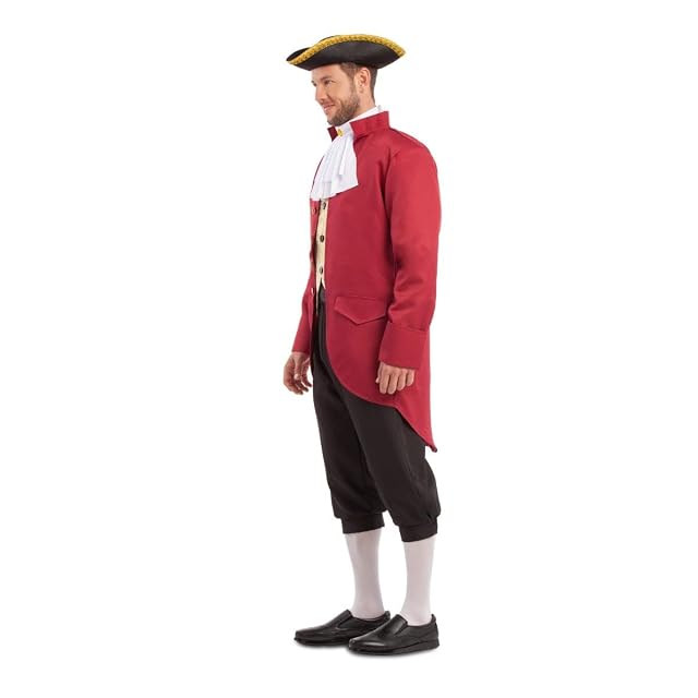Foto 2 de 7 de My Other Me - Disfraz Colonial hombre talla M/L adulto en rojo y negro