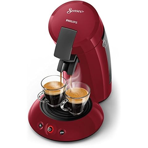 Senseo Cafetera Philips Viva Café Duo HD6553/80 Rojo Cover