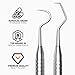 CATACC PRO Dental Tools, Dental Pick for Teeth Cleaning, Stainless Steel Hygiene Kit with Tooth Scraper Plaque Tartar Remover - with Case