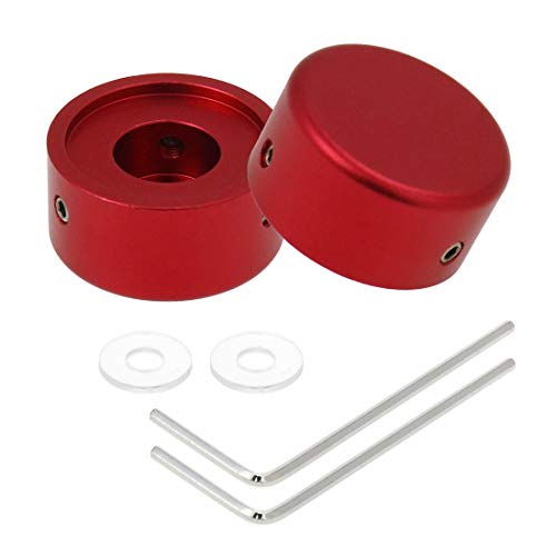 Bitray 2�p�b�N ���b�h�M�^�[�y�_�� �t�b�g�X�C�b�`�g�b�p�[ �G�t�F�N�g�A�N�Z�T���[ �A���~�j�E���y�_���ی�L���b�v�����`�t��(2.4x1.2cm/0.94x0.47�C���`)