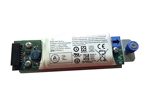 6.6V 7.26Wh 1100mAh BAT 2S1P-2 0668J 0D668J D668J Battery Replacement for Dell Raid Controller PowerVault MD3200i MD3220i Series Notebook