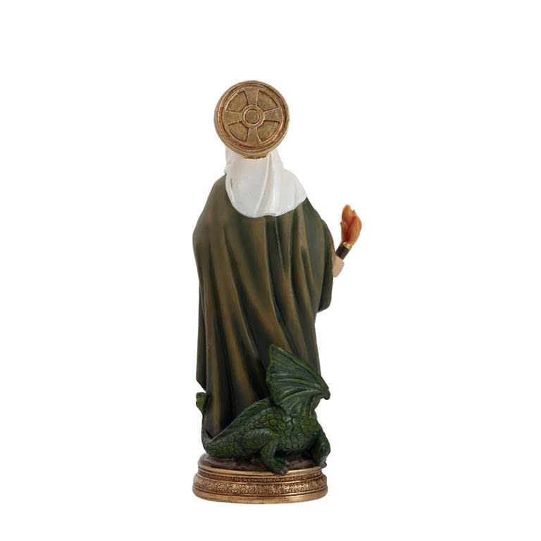 DRW Figura Santa Marta Resina Pintada a Mano 20 cm