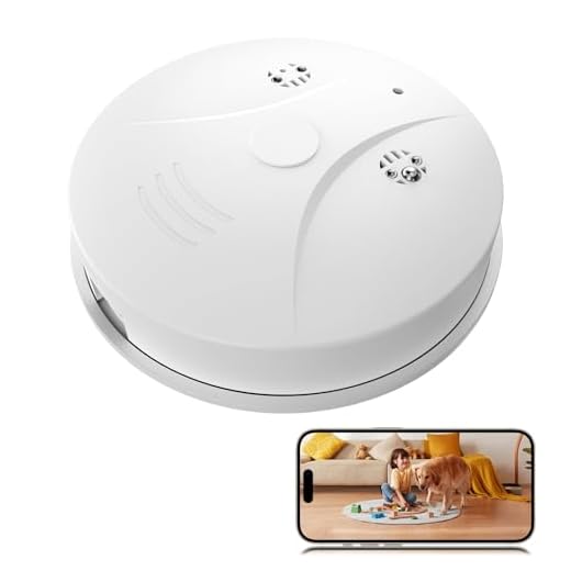 1080P HD Wireless Smoke Detector Camera