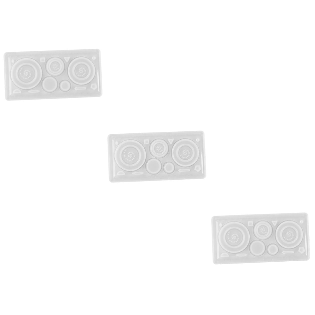 Moule silicone pour règle de dessin DIY Gadpiparty : lot de 3 pour résine époxy