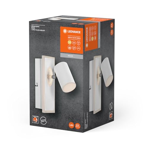 Ledvance Mars Faretto Led Da Parete, A 2 Luci, 1 Faretto, Bianco - 7