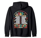 Dad Makes It All Happen Fatherhood Tour Rock Zip Hoodie