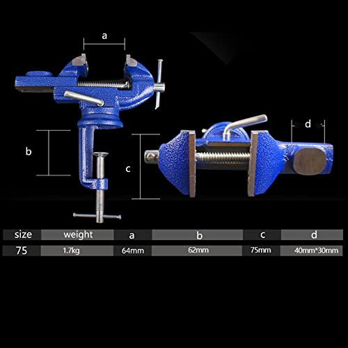 Torno de mesa casa 75 mm alumínio mini joalheiros hobby braçadeira no torno de mesa diy casa boca pl