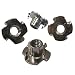 4 Prong T Nut 1/4"-20 x 7/16" (Tee Nut) Qty: 100 Zinc Plated