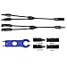 Produktbild GTIWUNG Solarpanel Y Stecker, Parallel-Adapter, Männlich/Weiblich Solarpanel Kabelstecker, Solar Panel Kabel Anschlüsse Stecker, Photovoltaik Steckverbinder mit Schraubenschlüssel, Schwarz